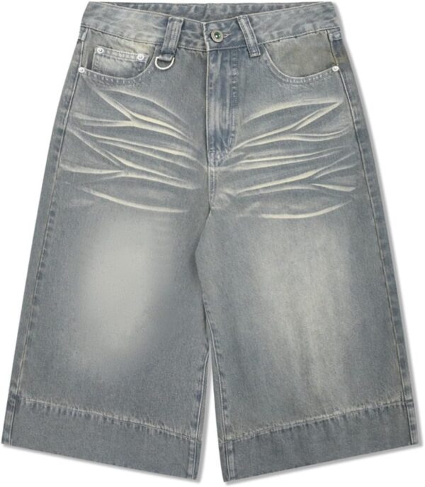 Celana Pendek Skater Denim Jorts Washed - Grey